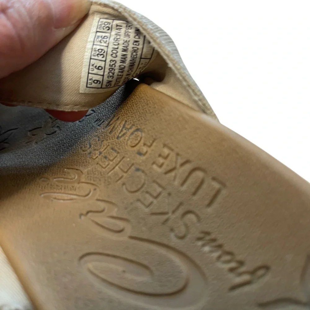 Skechers Vegan Cali Sail Away wedge sandals. Size 9 - Picture 6 of 7